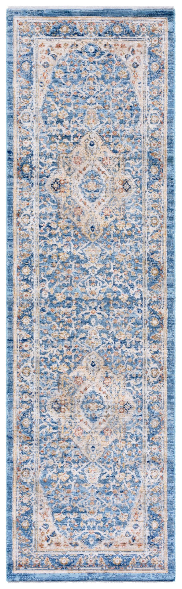Safavieh Ellwood Elegant Traditional Area Rug - Timeless Power Loomed Design For Living Room & Office Decor Navy ,Beige Polyester Eld210n-4
