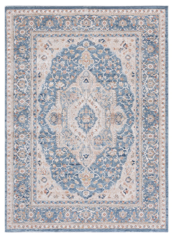 Safavieh Ellwood Elegant Traditional Runner Rug In Sophisticated Ivory And Blue For Timeless Home Decor Navy ,Beige Polyester Eld210n-5