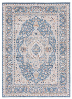 Safavieh Ellwood Elegant Traditional Area Rug - Timeless Power Loomed Design For Living Room & Office Decor Navy ,Beige Polyester Eld210n-4
