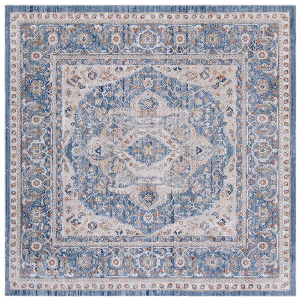 Safavieh Ellwood Elegant Traditional Area Rug - Timeless Power Loomed Design For Living Room & Office Decor Navy ,Beige Polyester Eld210n-4