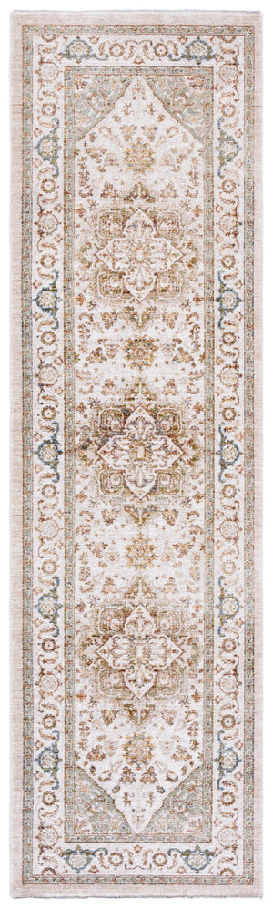 Safavieh Ellwood Elegant Area Runner Rug - Stylish Power Loomed Design To Enhance Your Home Decor Effortlessly Beige ,Olive Polyester Eld212c-28