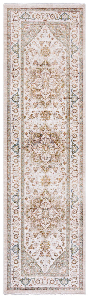Safavieh Ellwood Traditional Area Rug - Soft Polyester Craftsmanship For Cozy Living Spaces And Timeless Style Beige ,Olive Polyester Eld212c-9