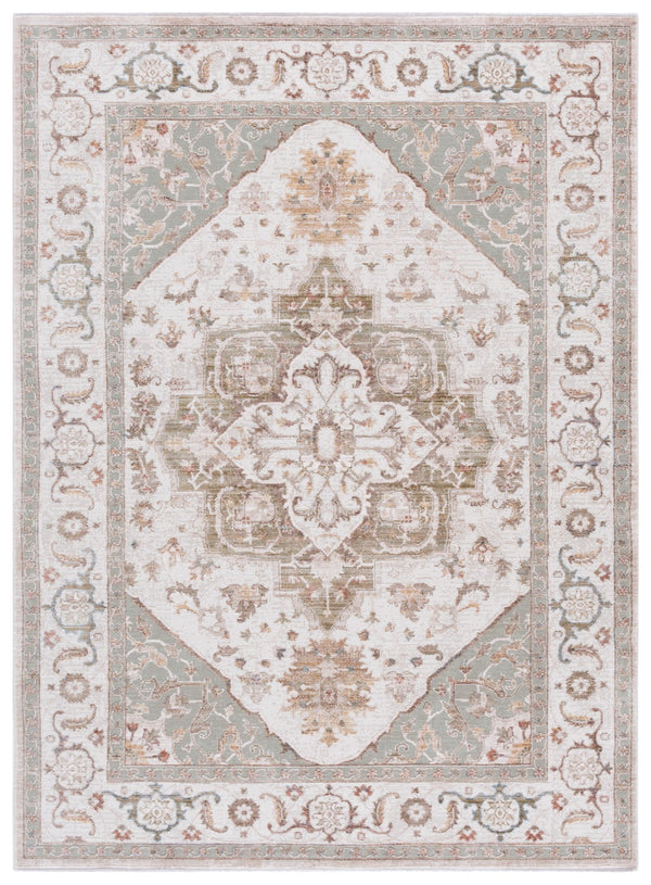 Safavieh Ellwood Elegant Area Runner Rug - Stylish Power Loomed Design To Enhance Your Home Decor Effortlessly Beige ,Olive Polyester Eld212c-5
