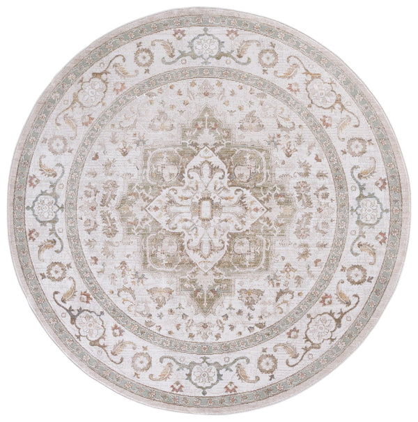 Safavieh Ellwood Elegant Area Runner Rug - Stylish Power Loomed Design To Enhance Your Home Decor Effortlessly Beige ,Olive Polyester Eld212c-7r