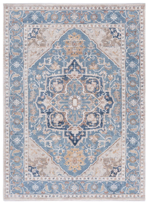 Safavieh Ellwood Elegant Area Runner Rug - Stylish Power Loomed Design To Enhance Your Home Decor Effortlessly Navy ,Beige Polyester Eld212n-5