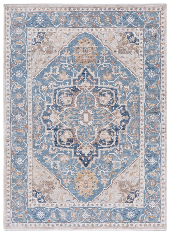 Safavieh Ellwood Elegant Area Runner Rug - Stylish Power Loomed Design To Enhance Your Home Decor Effortlessly Navy ,Beige Polyester Eld212n-5