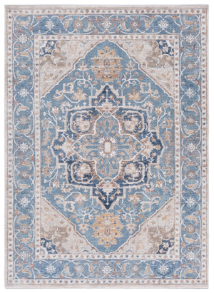 Safavieh Ellwood Traditional Area Rug - Soft Polyester Craftsmanship For Cozy Living Spaces And Timeless Style Navy ,Beige Polyester Eld212n-8