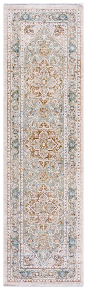Safavieh Ellwood Traditional Area Rug - Soft Polyester Craftsmanship For Cozy Living Spaces And Timeless Style Olive ,Beige Polyester Eld212x-6