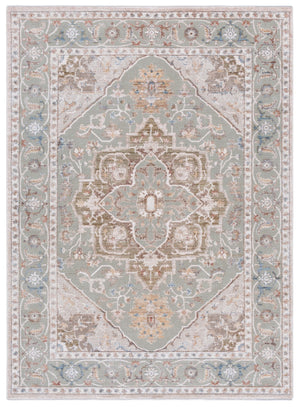 Safavieh Ellwood Traditional Area Rug - Soft Polyester Craftsmanship For Cozy Living Spaces And Timeless Style Olive ,Beige Polyester Eld212x-6