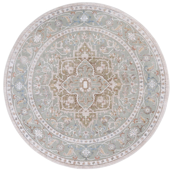 Safavieh Ellwood Elegant Area Runner Rug - Stylish Power Loomed Design To Enhance Your Home Decor Effortlessly Olive ,Beige Polyester Eld212x-7r