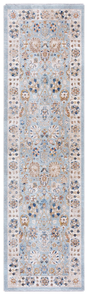 Safavieh Ellwood Elegant Runner Rug – Timeless Design For Hallways And Entryways To Enhance Your Home Decor Light Blue ,Beige Polyester Eld214j-28