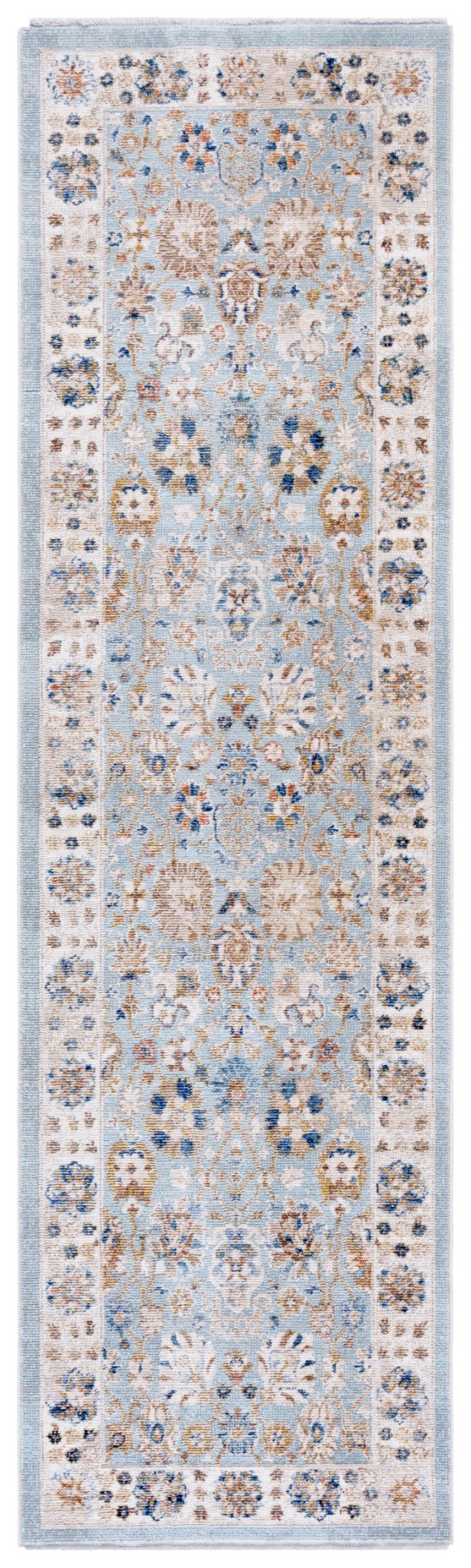 Safavieh Ellwood Elegant Area Rug In Soft Hues – Timeless Traditional Style, Perfect For Any Room Decor Light Blue ,Beige Polyester Eld214j-4