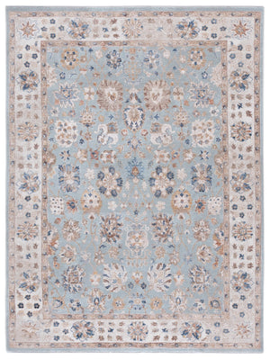 Safavieh Ellwood Elegant Runner Rug – Timeless Design For Hallways And Entryways To Enhance Your Home Decor Light Blue ,Beige Polyester Eld214j-5