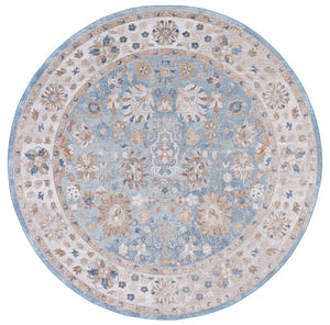 Safavieh Ellwood Elegant Area Rug In Soft Hues – Timeless Traditional Style, Perfect For Any Room Decor Blue ,Navy Polyester Eld214m-8