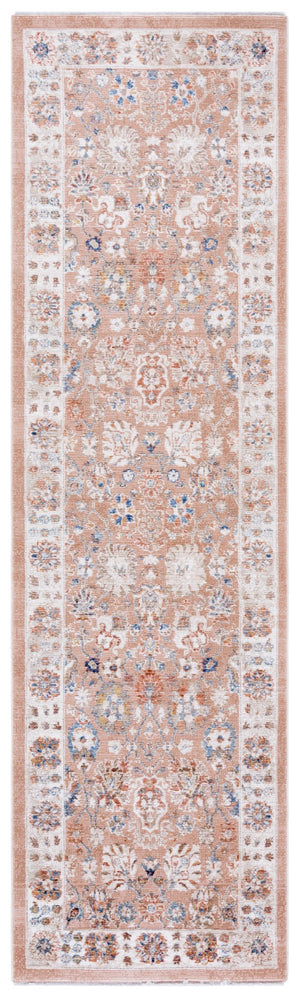 Safavieh Ellwood Elegant Area Rug In Soft Hues – Timeless Traditional Style, Perfect For Any Room Decor Salmon ,Beige Polyester Eld214u-9