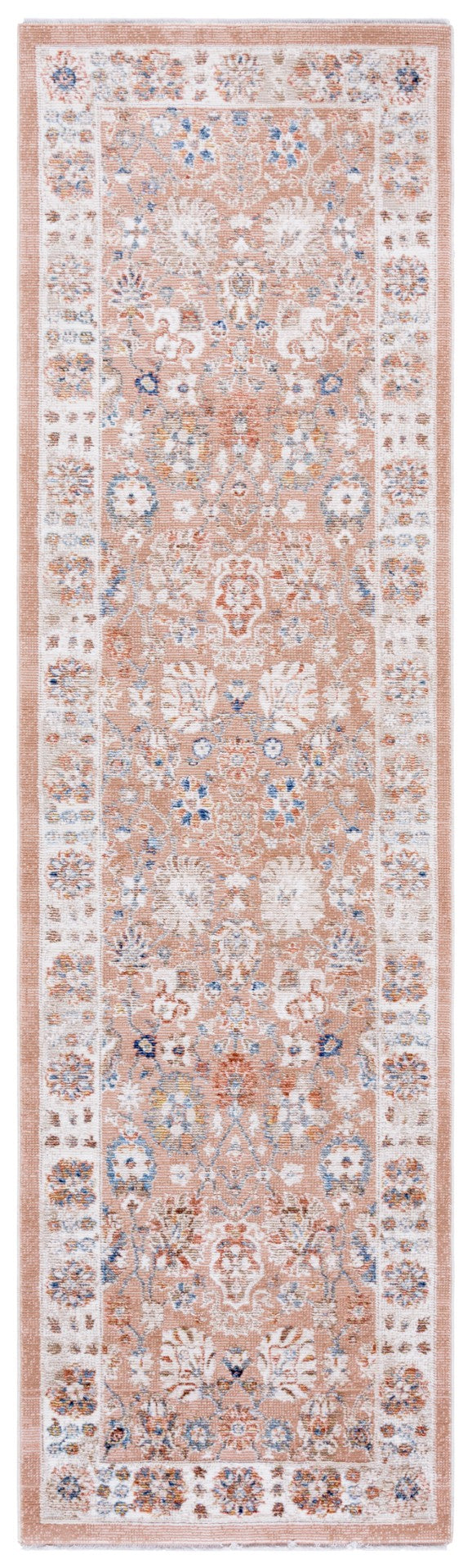 Safavieh Ellwood Elegant Area Rug In Soft Hues – Timeless Traditional Style, Perfect For Any Room Decor Salmon ,Beige Polyester Eld214u-9