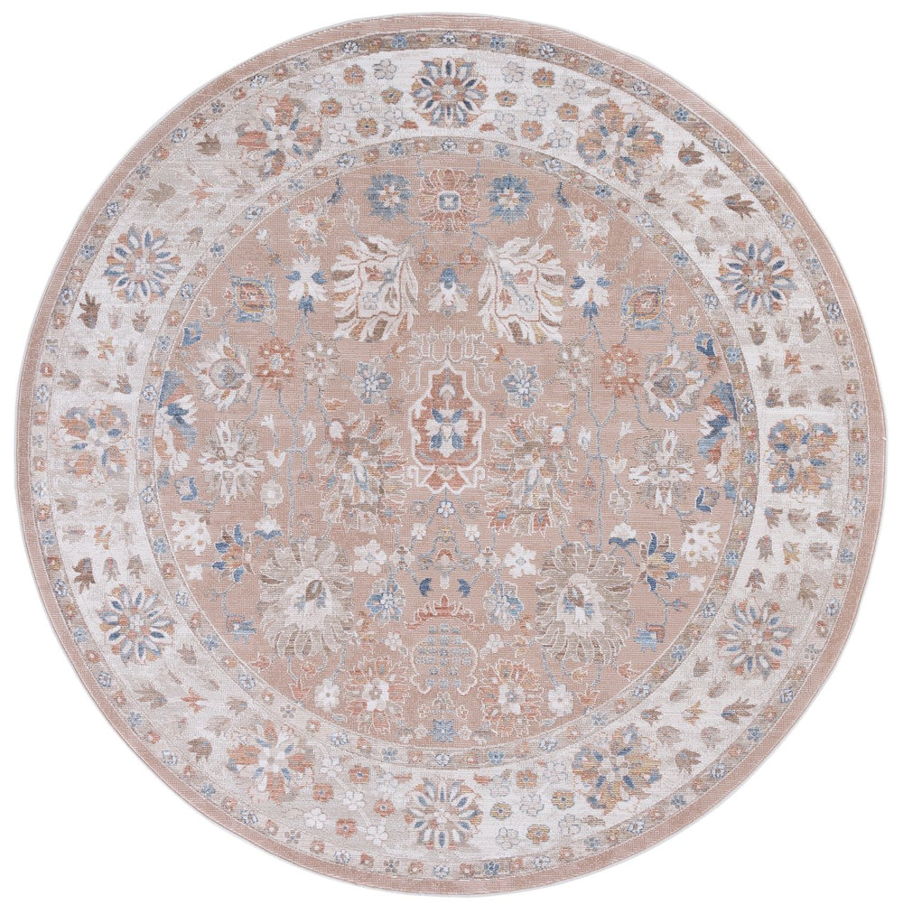 Safavieh Ellwood Elegant Runner Rug – Timeless Design For Hallways And Entryways To Enhance Your Home Decor Salmon ,Beige Polyester Eld214u-7r