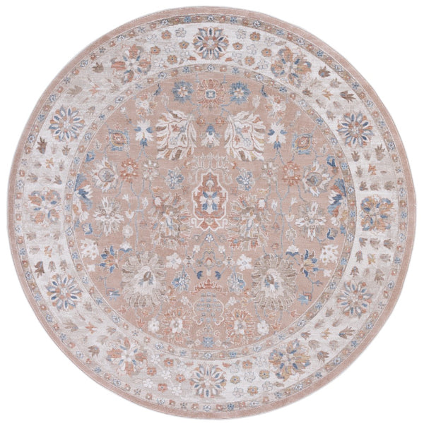 Safavieh Ellwood Elegant Area Rug In Soft Hues – Timeless Traditional Style, Perfect For Any Room Decor Salmon ,Beige Polyester Eld214u-9
