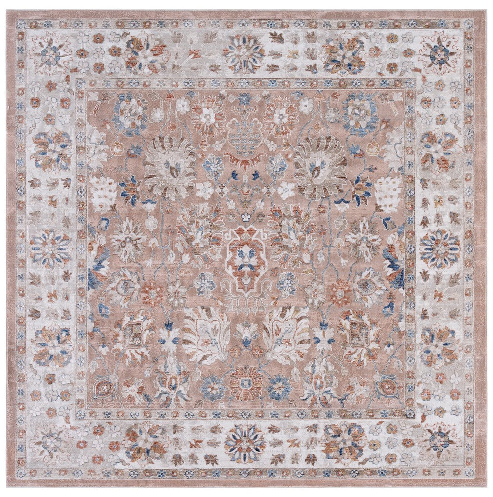 Safavieh Ellwood Elegant Runner Rug – Timeless Design For Hallways And Entryways To Enhance Your Home Decor Salmon ,Beige Polyester Eld214u-7r
