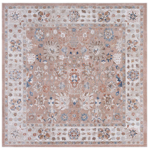 Safavieh Ellwood Elegant Runner Rug – Timeless Design For Hallways And Entryways To Enhance Your Home Decor Salmon ,Beige Polyester Eld214u-7sq