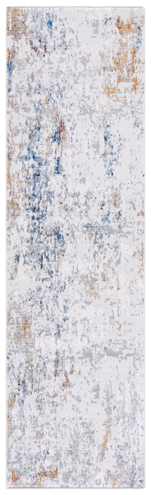 Safavieh Ellwood Modern Runner Rug - Elegant Ivory And Grey Design For Hallways And Living Spaces, 8 Feet Long Ivory ,Grey Polyester Eldm202a-28