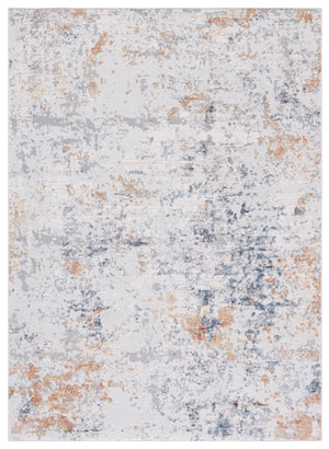 Safavieh Ellwood Modern Runner Rug - Elegant Ivory And Grey Design For Hallways And Living Spaces, 8 Feet Long Ivory ,Grey Polyester Eldm202a-5