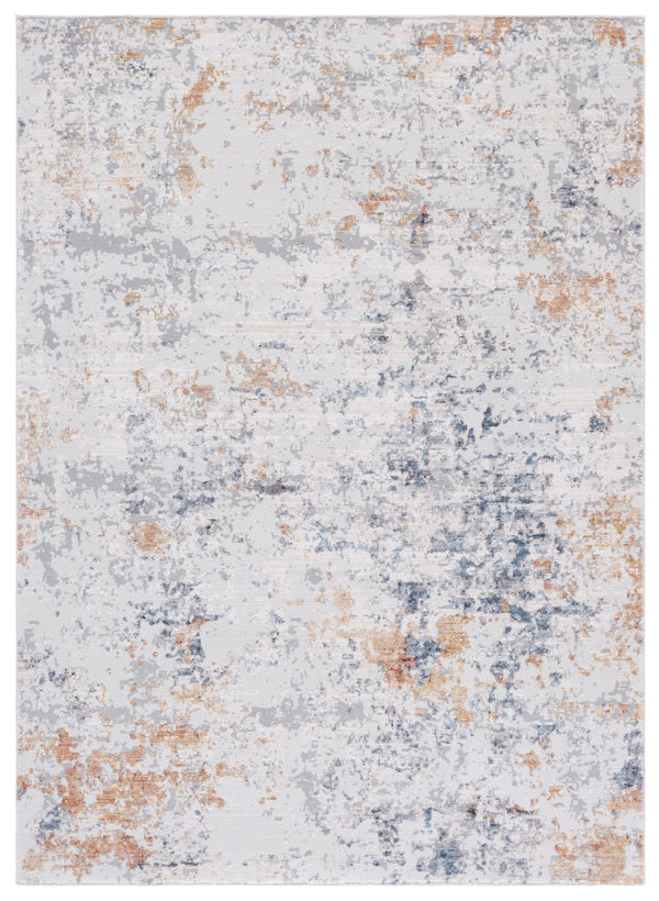 Safavieh Ellwood Modern Runner Rug - Elegant Ivory And Grey Design For Hallways And Living Spaces, 8 Feet Long Ivory ,Grey Polyester Eldm202a-5