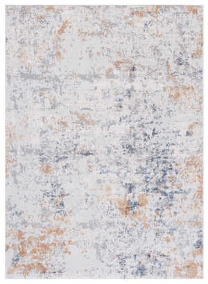 Safavieh Ellwood Elegant Power Loomed Area Rug – Soft Polyester, Modern Style For Cozy Living Spaces Ivory ,Grey Polyester Eldm202a-8