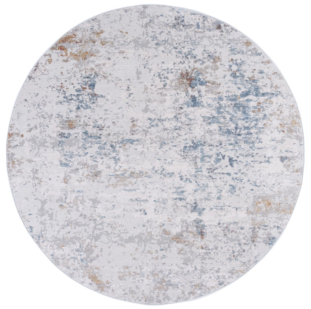 Safavieh Ellwood Elegant Power Loomed Area Rug – Soft Polyester, Modern Style For Cozy Living Spaces Ivory ,Grey Polyester Eldm202a-8