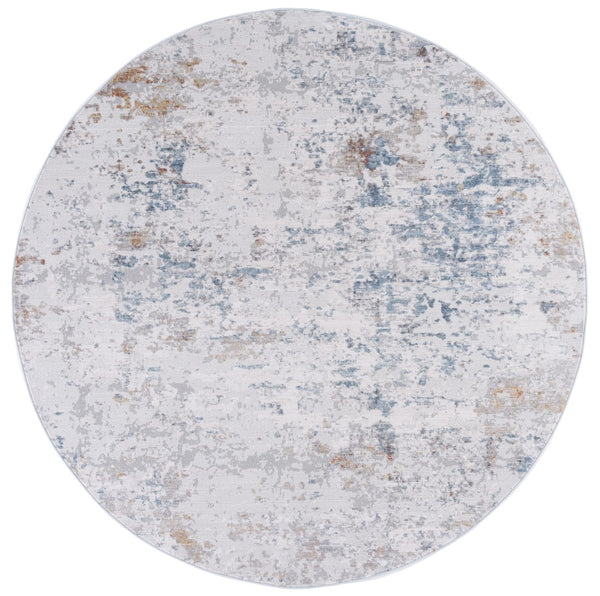 Safavieh Ellwood Elegant Power Loomed Area Rug – Soft Polyester, Modern Style For Cozy Living Spaces Ivory ,Grey Polyester Eldm202a-8