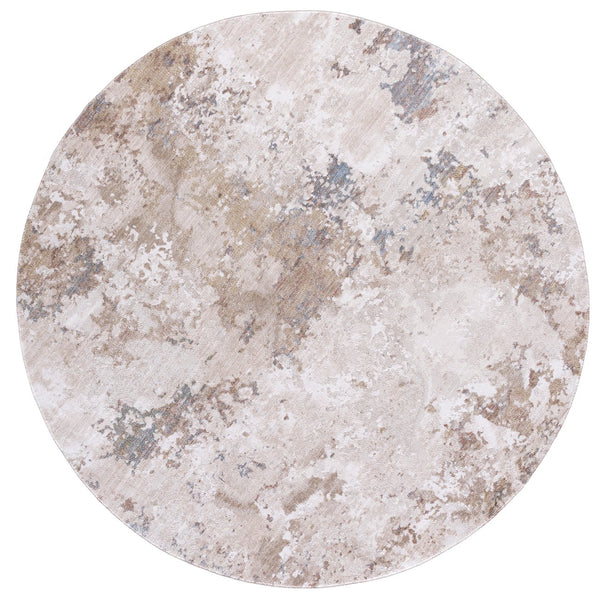 Safavieh Ellwood Modern Runner Area Rug – Elegant Power Loomed Design For Hallways And High-traffic Areas Beige ,Ivory Polyester Eldm204a-7r