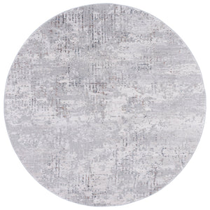 Safavieh Ellwood Modern Area Rug - Stylish Power Loomed Runner For Hallways & Entryways, Soft & Durable Grey ,Ivory Polyester Eldm206f-7r