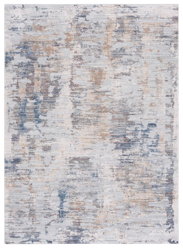 Safavieh Ellwood Elegant Area Rug For Hallways - Soft Polyester, Minimalist Design, Modern Touch For Home Decor Ivory ,Grey Polyester Eldm210a-8