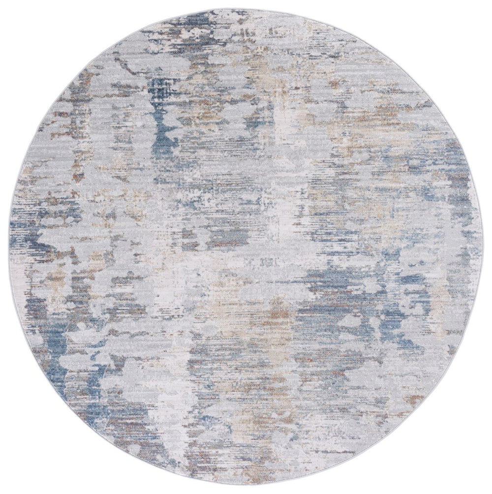 Safavieh Ellwood Elegant Area Rug For Hallways - Soft Polyester, Minimalist Design, Modern Touch For Home Decor Ivory ,Grey Polyester Eldm210a-8