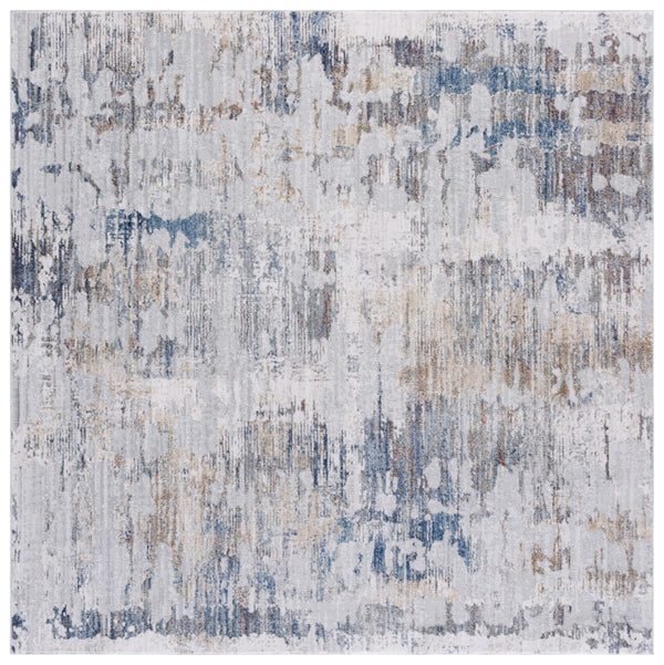 Safavieh Ellwood Elegant Area Rug For Hallways - Soft Polyester, Minimalist Design, Modern Touch For Home Decor Ivory ,Grey Polyester Eldm210a-8