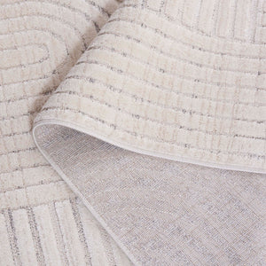 Safavieh Elmhurst Area Rug - Stylish Turkish Design For Modern Decor, Soft And Durable, Perfect For Any Space Ivory ,Grey 42% Polyester,27% Jute,26% Polypropylene,5% Latex Elh562a-10