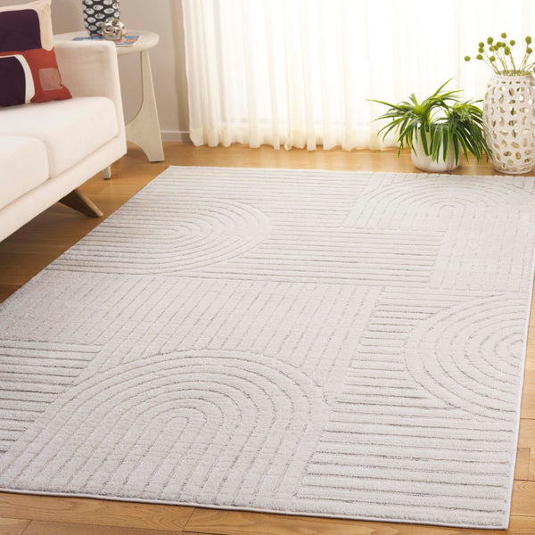 Safavieh Elmhurst Area Rug - Stylish Turkish Design For Modern Decor, Soft And Durable, Perfect For Any Space Ivory ,Grey 42% Polyester,27% Jute,26% Polypropylene,5% Latex Elh562a-10