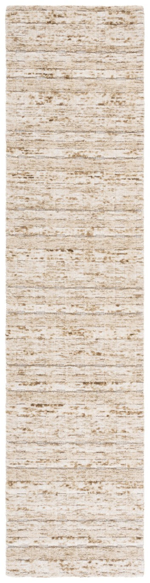 Safavieh Element Hand Loomed Wool Runner Rug Abstract Neutral Beige Hallway Entryway Accent ELM501B-29