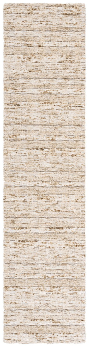 Safavieh Element Hand Loomed Wool Runner Rug Abstract Neutral Beige Hallway Entryway Accent ELM501B-29