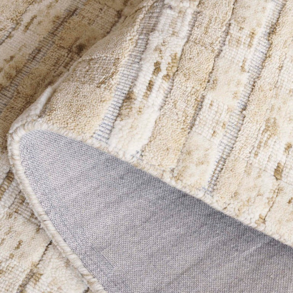 Safavieh Element Hand-Loomed Wool Area Rug Abstract Neutral Pile for Living and Dining Rooms ELM501B-5