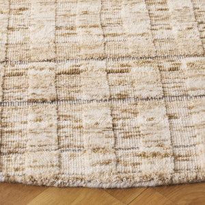 Safavieh Element Hand-Loomed Wool Round Rug Abstract Artisan Weave for Living Room Decor ELM501B-6R