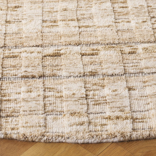 Safavieh Element Hand-Loomed Wool Round Rug Abstract Artisan Weave for Living Room Decor ELM501B-6R