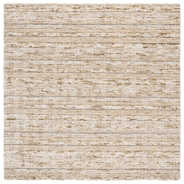 Safavieh Element Hand Loomed Wool Area Rug Abstract Neutral Beige Square Living Room Accent ELM501B-6SQ