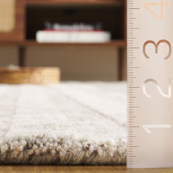 Safavieh Element Abstract Grey Wool Runner Hand Loomed for Hallways and Entryways ELM501F-29