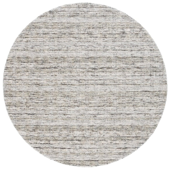 Safavieh Element Abstract Grey Hand Loomed Wool Round Rug for Modern Living Spaces ELM501F-6R