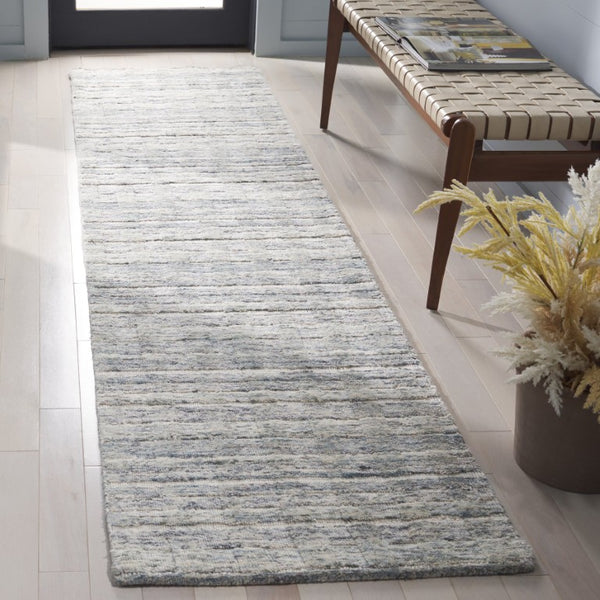 Safavieh Element Hand Loomed Wool Runner Abstract Contemporary Rug for Hallways and Entryways ELM501G-29