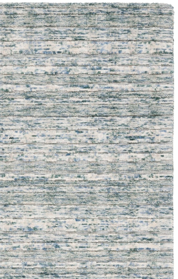 Safavieh Element Hand-Loomed Wool Area Rug Abstract Teal Beige for Living Room or Bedroom ELM501J-5