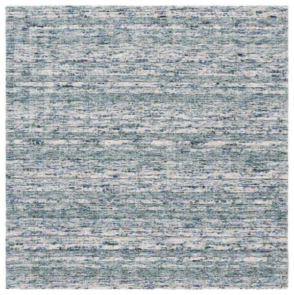 Safavieh Element Hand-Loomed Wool Area Rug Abstract Teal Beige Modern Living Room Accent ELM501J-6SQ