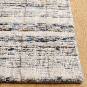 Safavieh Element Hand-Loomed Wool Abstract Area Rug Artisan Woven Navy Ivory Living Room ELM501N-4