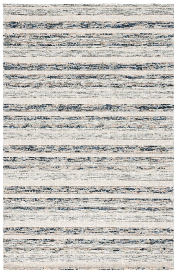 Safavieh Element Hand-Loomed Wool Area Rug Abstract Navy Ivory for Living Room or Bedroom ELM501N-5
